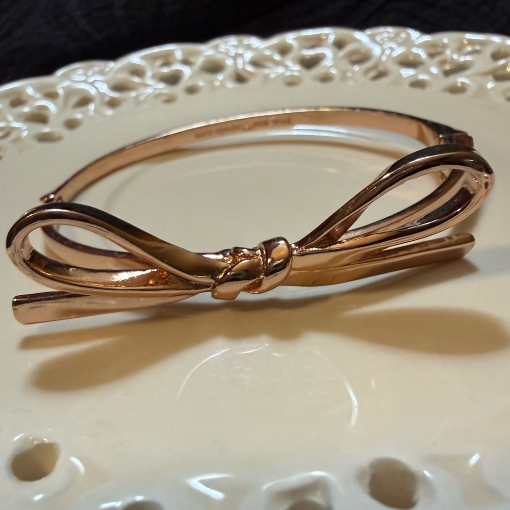 Kate Spade Hinged Bow Bangle Bracelet